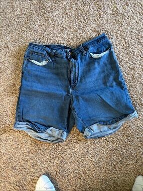 Classic Blue Denim Shorts